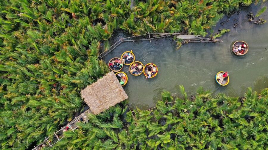 Hoi An: Hoi An Basket Boat Ride in Water Coconut Forest - The spinning basket boat and other optional fun