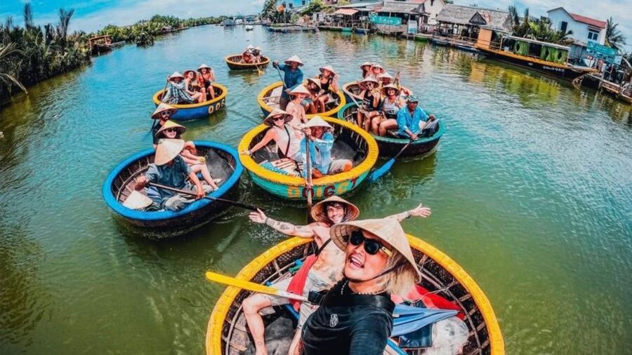 Hoi An: Hoi An Basket Boat Ride in Water Coconut Forest - Entering Bay Mau Coconut Forest by basket boat