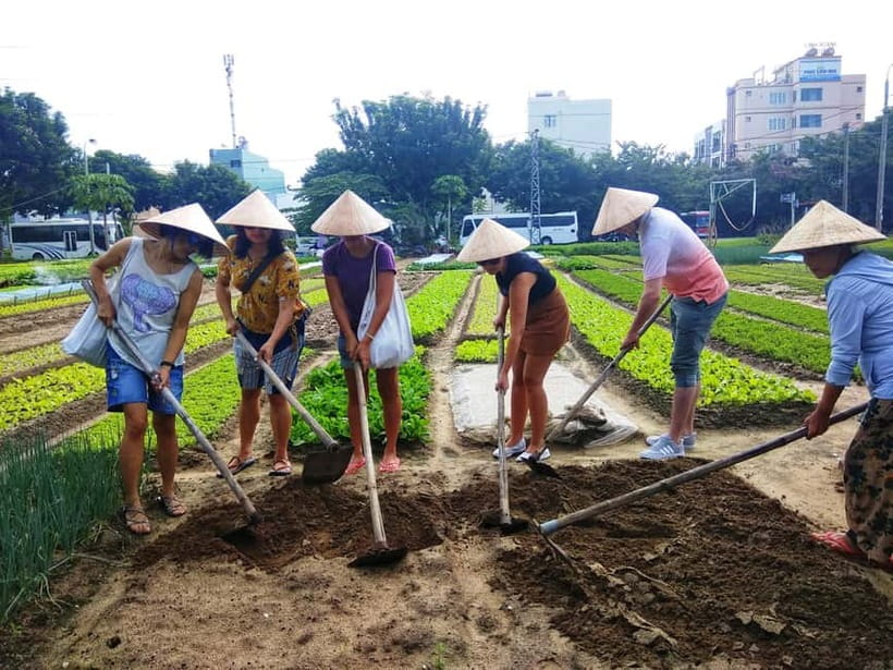 Hoi An: Jolie Cooking Class - From garden herbs to a Hoi An market basket