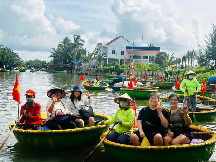 Hoi An: Lady Buddha, Marble Mountains, Coconut & Hoi An Tour - A Basket Boat Ride in Bay Mau Coconut Forest