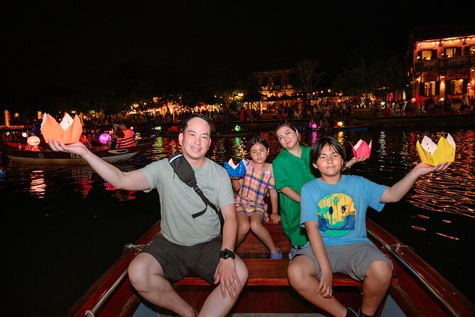 Hoi An Lantern Making Class with Lantern Boat Trip - The lantern boat ride on the Hoai River
