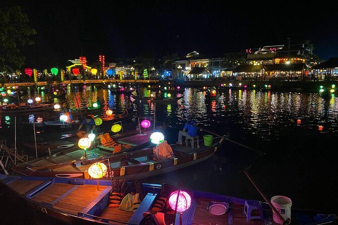 Hoi An Night Food Tour Motorbike & Lantern Cruise by Lady Rider - Walking the riverbank before your hotel drop-off