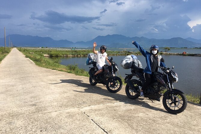 Hoi An to Hai Van pass loop with Motorbike Tour Mr Phu - Lang Co Bay and lunch at Lap An Lagoon