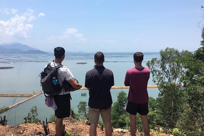 Hoi An to Hai Van pass loop with Motorbike Tour Mr Phu - Marble Mountains, caves, temples, and viewpoints
