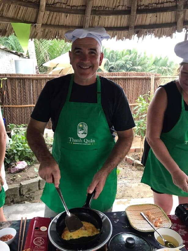Hoi An : Vietnamese Cooking Class with Hotel Pickup - Making Hoi An rice pancakes