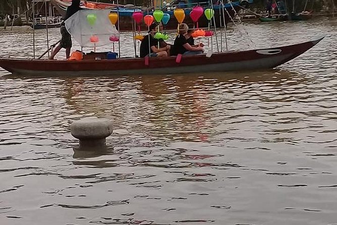HoiAn Small Boat By Night on Bach Dang River - Seeing Hoi An from 94 Bach Dang