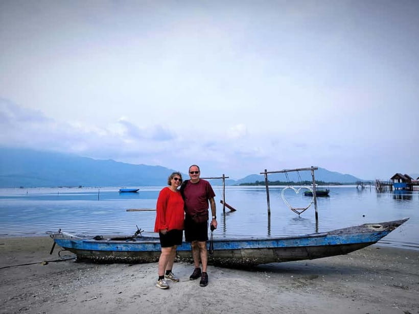 Hue: Private Transfer to/from Hoi An via Sightseeing Stops - Lap An Lagoon and coffee beside the oyster farms