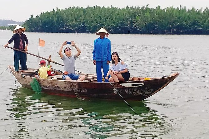 Lantern making Class-Basket Boat- Buffalo Ride-Vegatable Farming - Meeting a family at Tra Que Vegetable Village