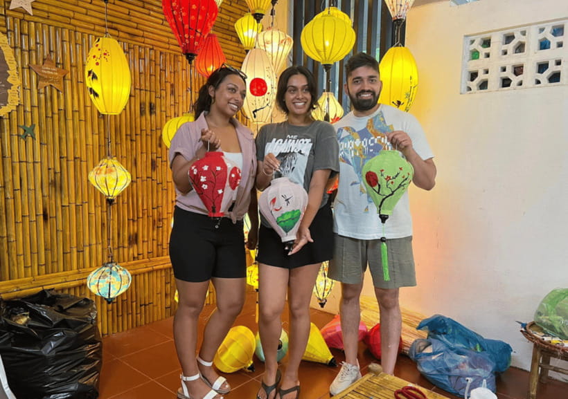 Lantern Making Class with Hotel pick-up -Thanh Truc Lantern - A calm class with room to work at your pace