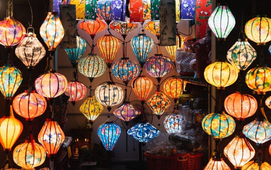 Lantern Making Class With Lynn - Choosing fabric, color, and shape