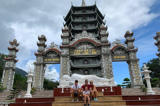 LOVELY PILGRIMS to MARBLE MOUNTAIN & DRAGON BRIDGE & LADY BUDDHA - Dragon Bridge gives the morning a city finish