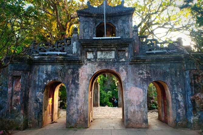 Marble mountain - Am Phu Cave - Monkey mountains in the afternoon - Son Tra Mountain opens the view over Da Nang