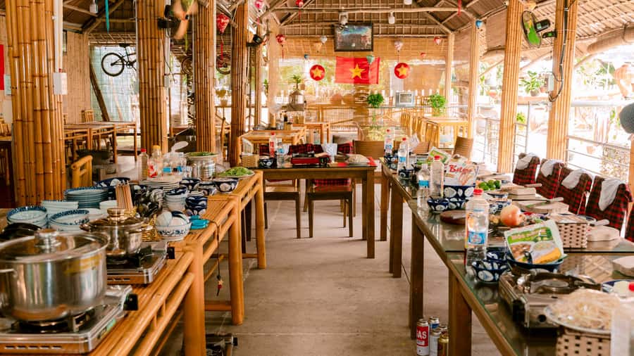 Market Tour - Cooking Class - Coconut Boat Riding - Start with Hoi An’s central market