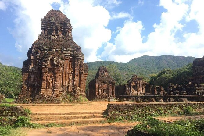 My Son Early Morning Tour with Nguyen - The guide makes the ruins easier to understand