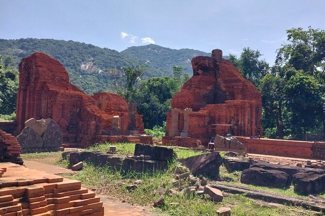 My Son Sanctuary and Boat Trip Sunset private Tour - Reaching the temple area by electric car