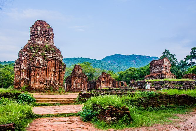 My Son Sanctuary - small group tour and Thu Bon river cruising - Walking among the Cham temple towers