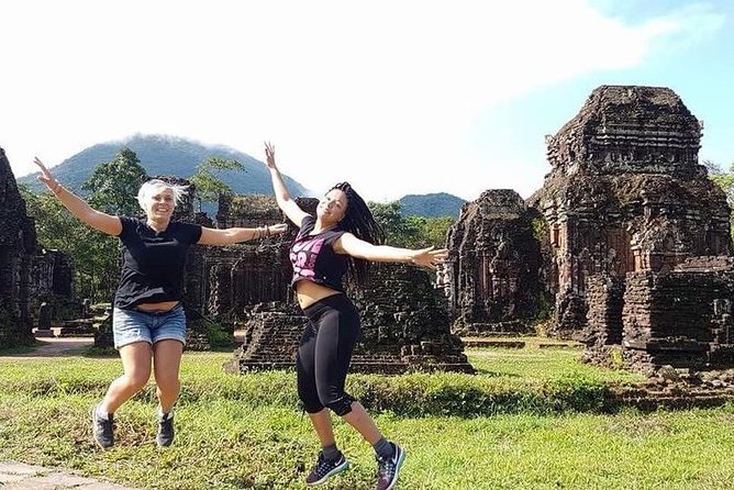My Son Sanctuary Sunrise Private Tour - The Cham setting behind the ruins