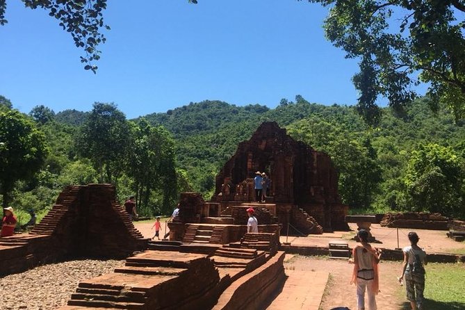 My Son Sunset Trip with Banh Mi and Cruise from Hoi An/ Da Nang - Leaving Hoi An with a small group