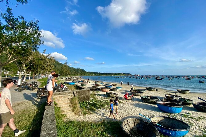 PRIAVATE DaNang CITY TOUR-FOOD TOUR-Sunset BOAT TRIP on Han river - A six-hour route from mountain caves to city lights