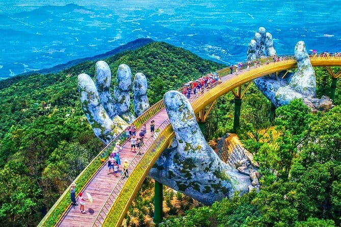 Private Car from Hoi An to Golden Bridge and Back - Golden Bridge and Love Flower Garden