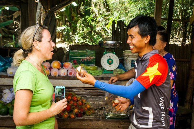 Private Hoi An to My Son Sanctuary Full-Day Bike Tour - Fruit, coffee, and the approach to My Son