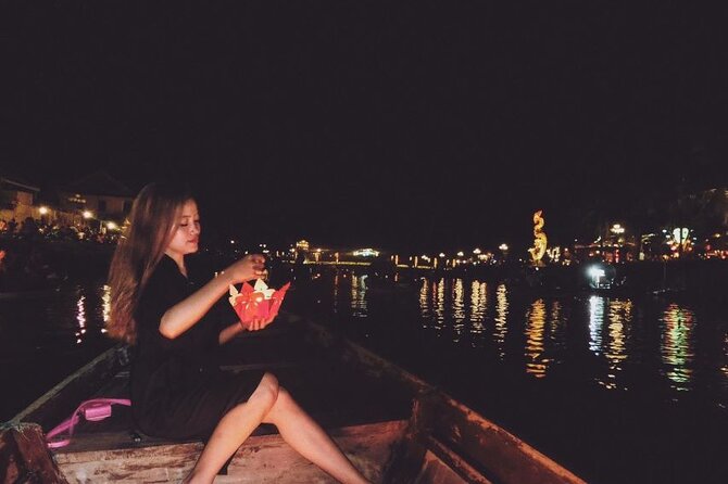 Private Night Boat Trip and Floating Lantern on Hoi An River - Walking into the Old Town and night market