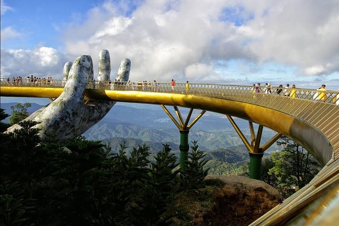 Private Tour To Ba Na Hills - Golden Bridge from Hoi An/ Da Nang - Riding the cable car into the hills