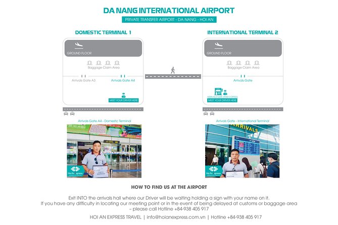 Private Transfer: Hoi An City to Da Nang Airport or Da Nang Hotel - A direct ride between Hoi An and Da Nang