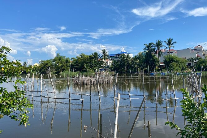 Rural Hoi An Cycling, Cooking Class at Organic Farm - Leaving Hoi An’s old town by bicycle