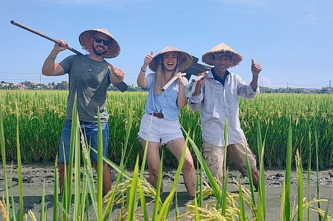 Small Group Bicycle Tour with Farming and Fishing Experience - Rice paddies, shrimp farms, and village work