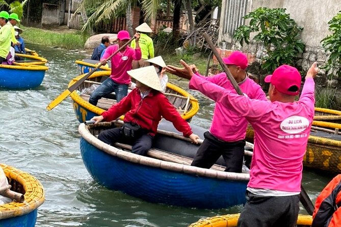 Vegetarian Cooking Class and Basket Boat Activity - Through the water coconut channels by basket boat