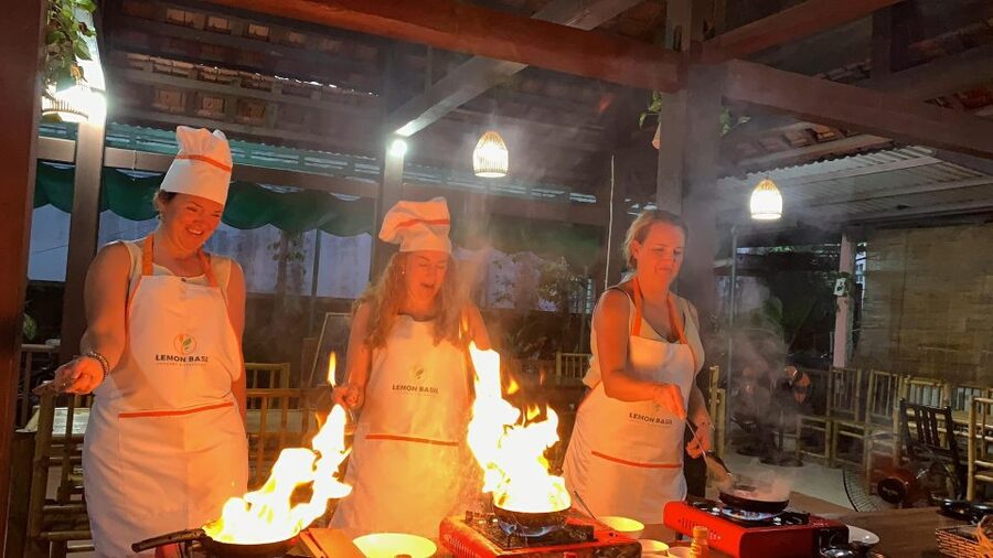 Vegetarian Cooking Class W Optional Basket Boat from Hoi An - Cooking in a Cam Thanh fishing village